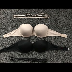 VS PINK push-up multi way bras. 32D